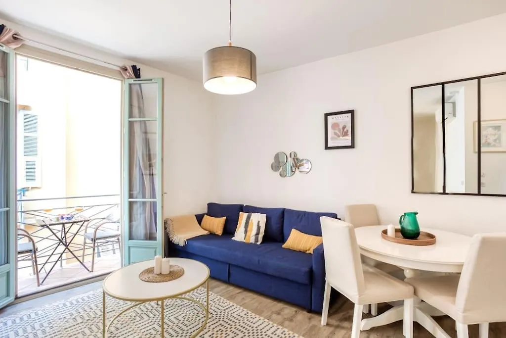 #44 1 Bdr Flat Cap Ac Balcony 5Mins Walk To Beach Nice 0*,  Frankrig