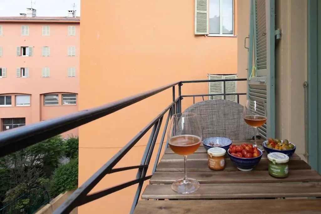 Lejlighed #44 1 Bdr Flat Cap Ac Balcony 5Mins Walk To Beach Nice Frankrig